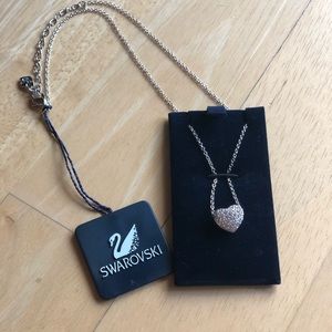 NWT Swarovski Crystal Heart Pendant